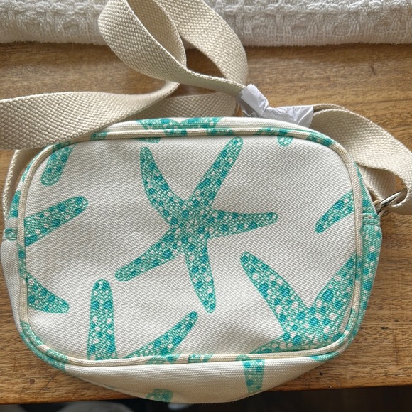 Bahama Hand Prints Starfish Crossbody Bag - Picture 2 of 6